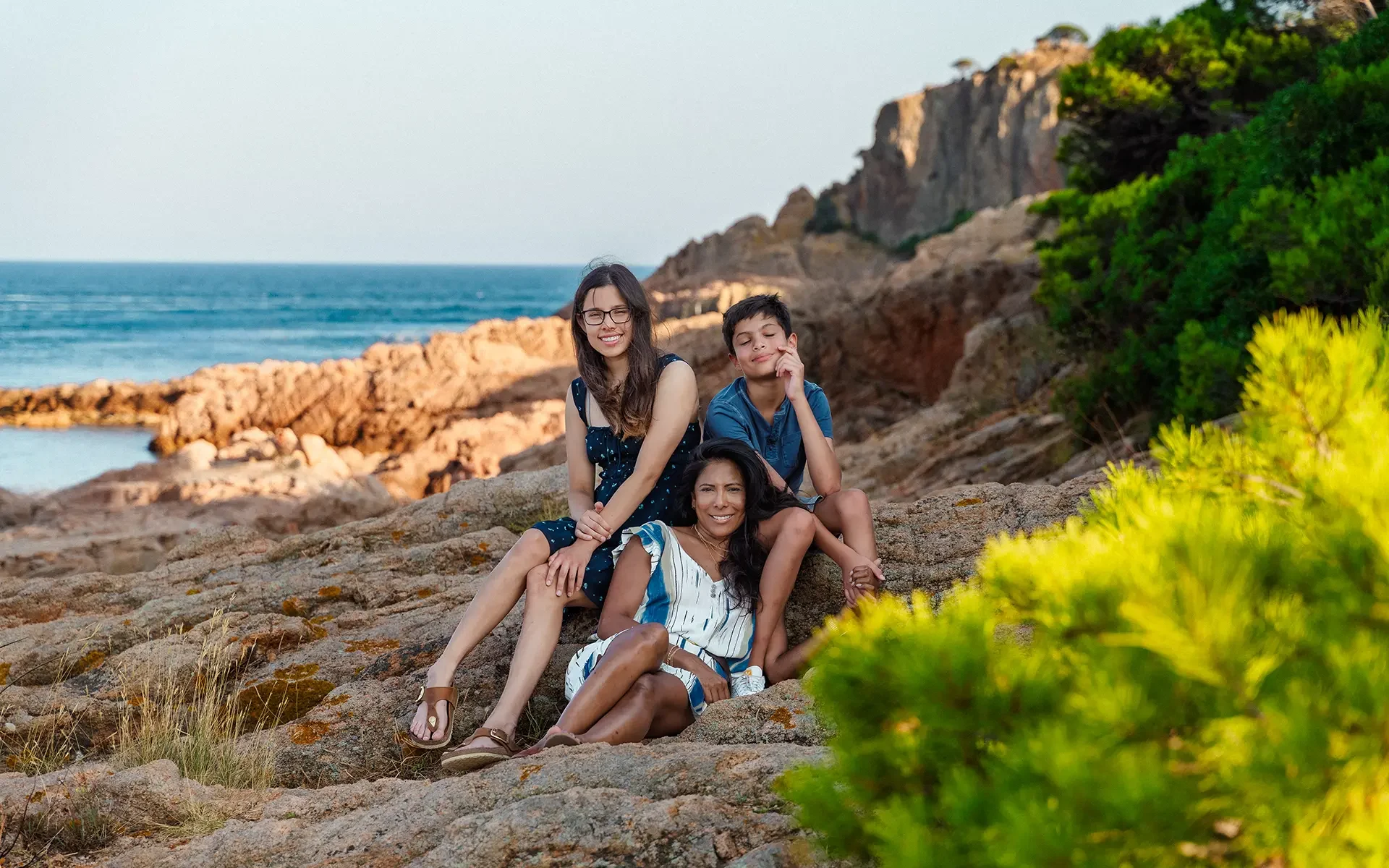 Fotografía familiar en la Costa Brava, Andrea's Family