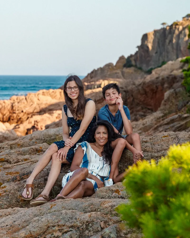 Fotografía familiar en la Costa Brava, Andrea's Family